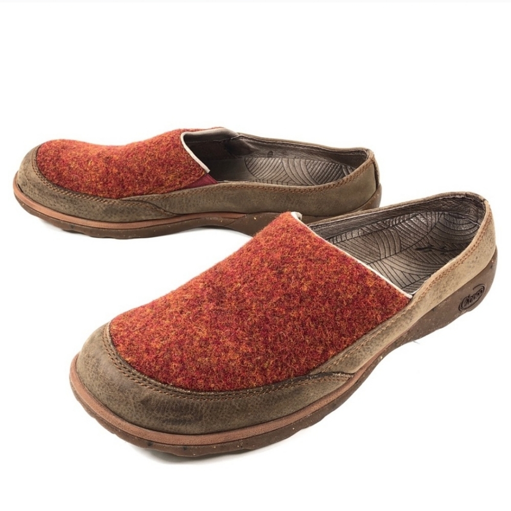 Chaco Quinn Brick mules